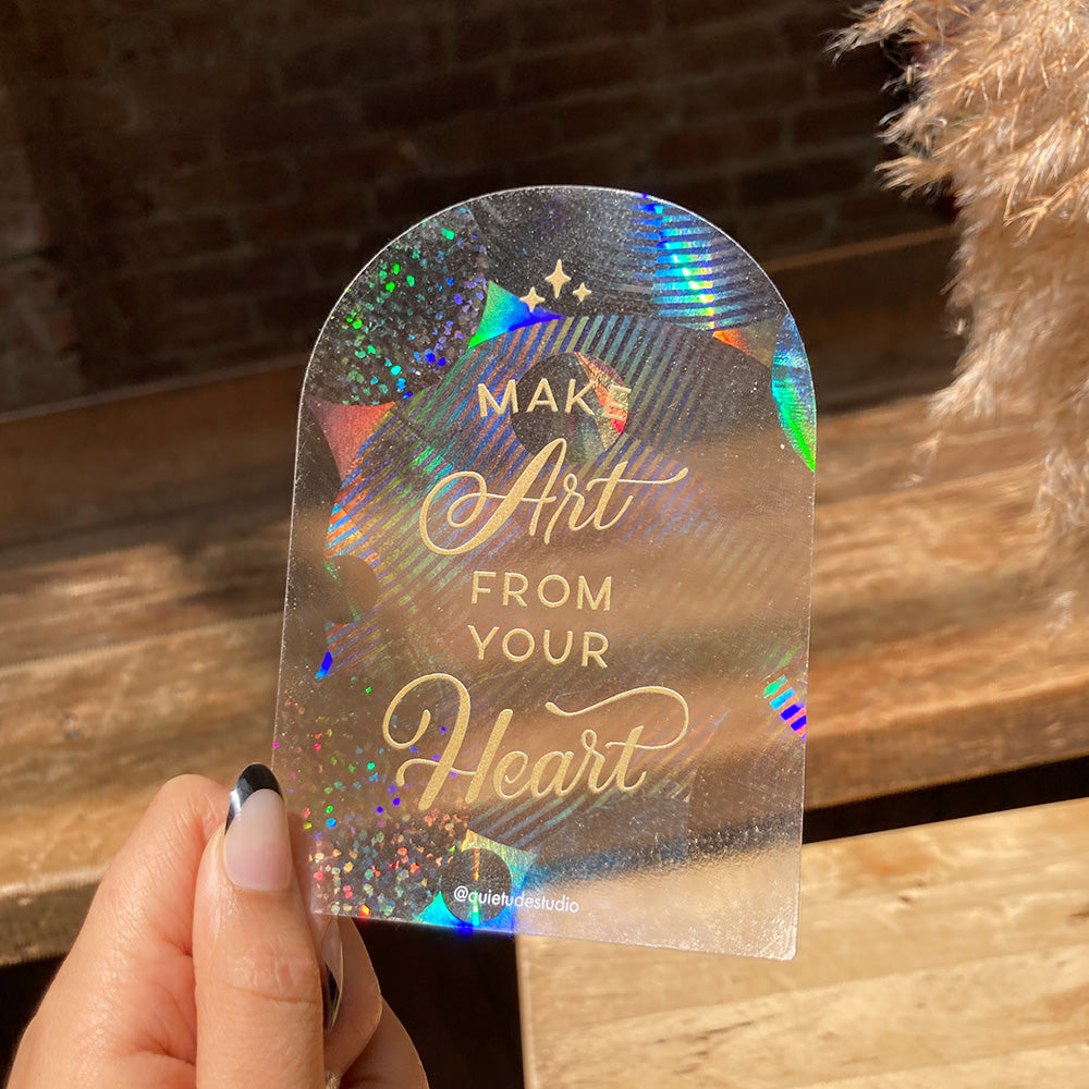 Art from your Heart Suncatcher