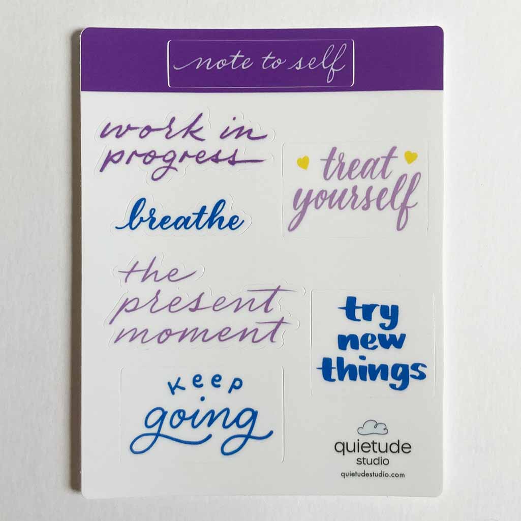 Self Care Stickers
