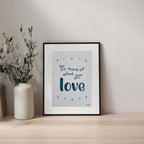 Do More of What You Love Art Print (Blue)