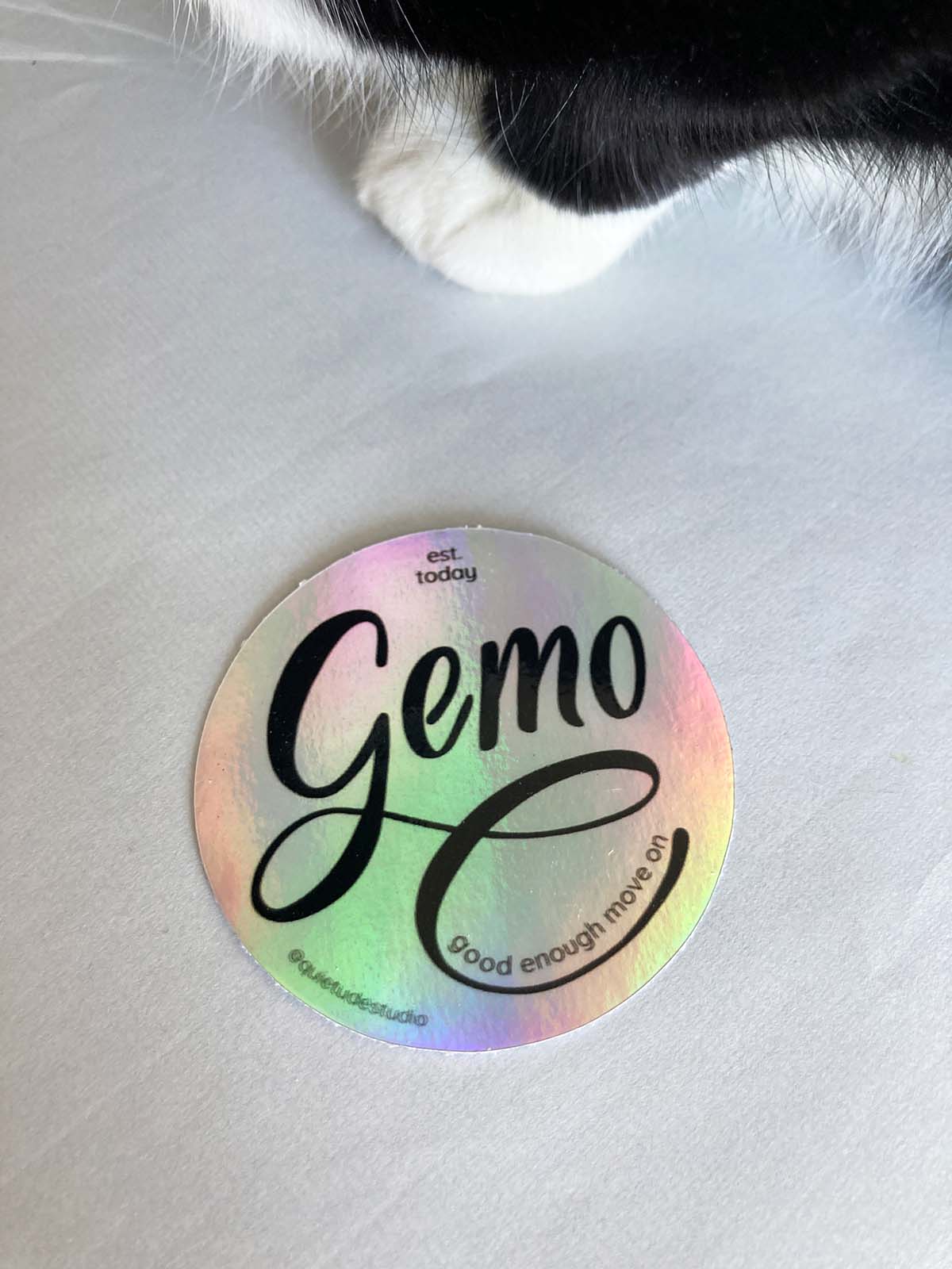 Good Enough Move On Sticker