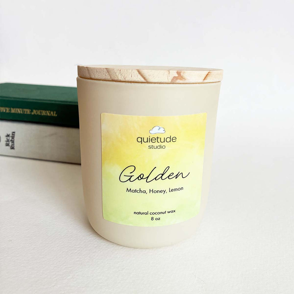 Golden Matcha Honey Lemon Candle 8 oz