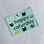Happy Caturday Sticker
