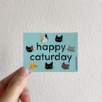 Happy Caturday Sticker