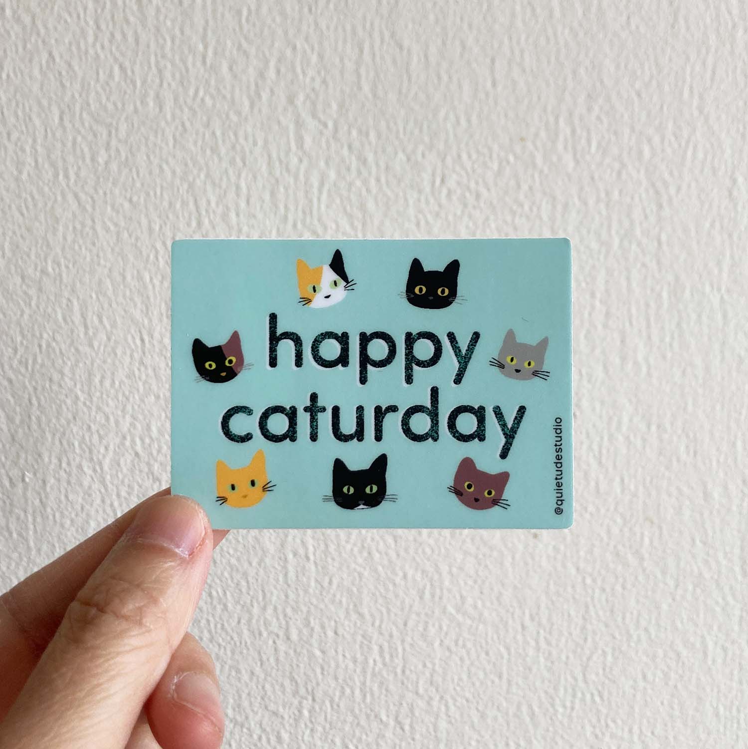 Happy Caturday Sticker
