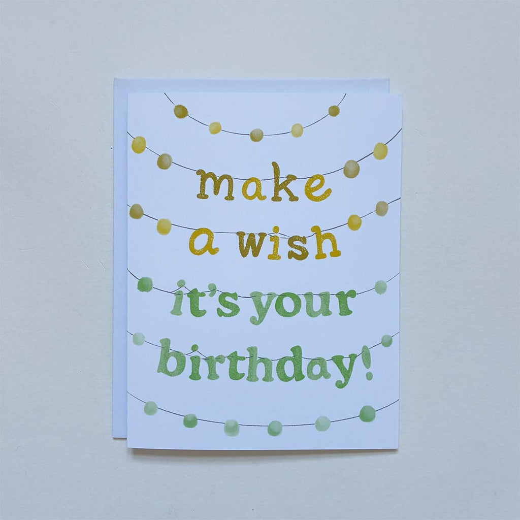 make a wish birthday card