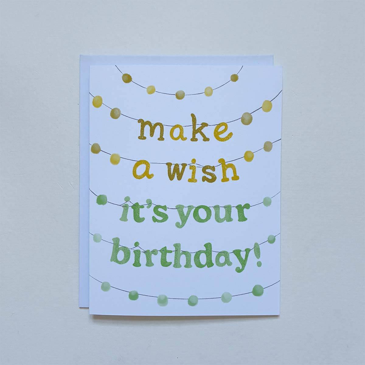 make a wish birthday card