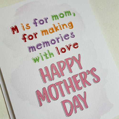 Playful Kids Mother's Day Card