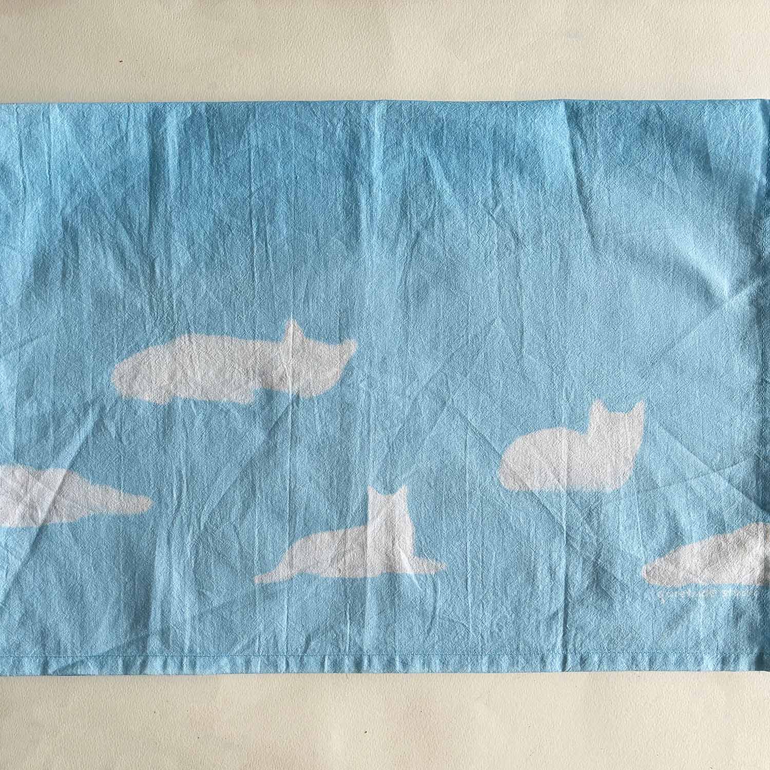 Peaceful Sky with Cat Clouds