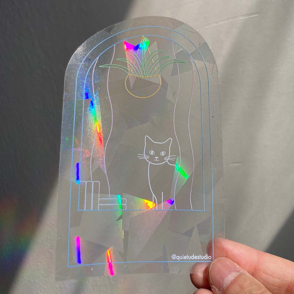 Window Cat Suncatcher
