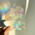 enjoy the little things suncatcher vinyl sticker