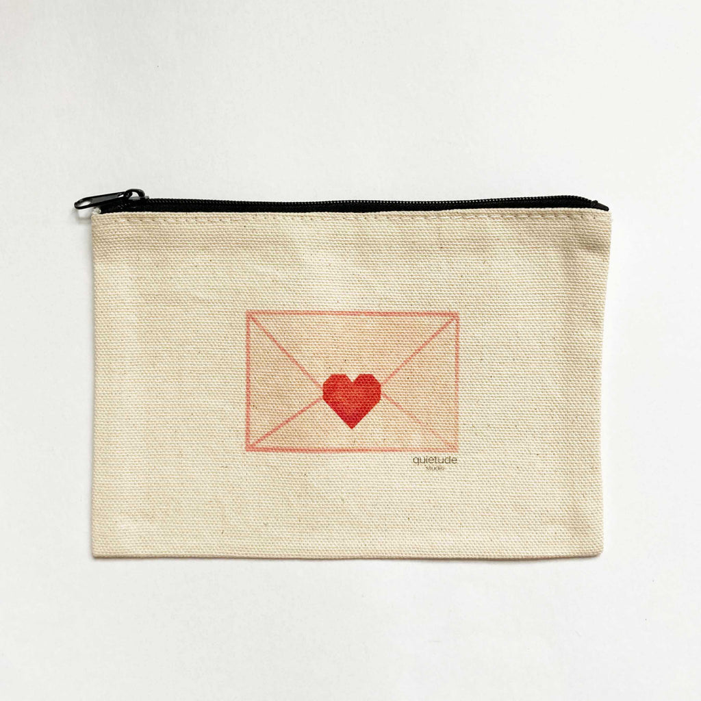 Heart Zipper Pouch