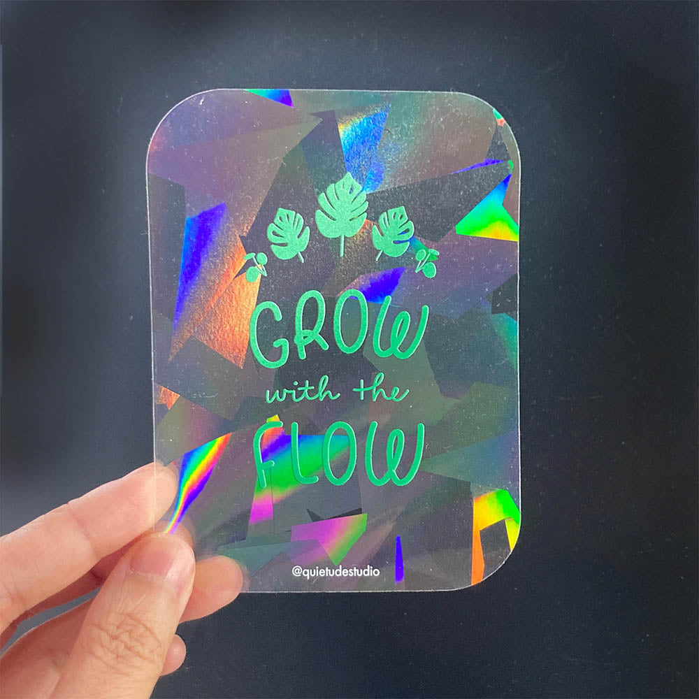 Grow with the Flow Suncatcher