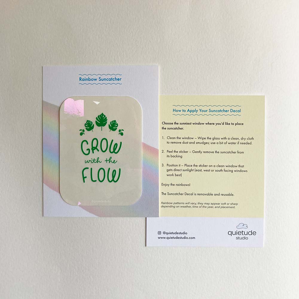 Grow with the Flow Suncatcher