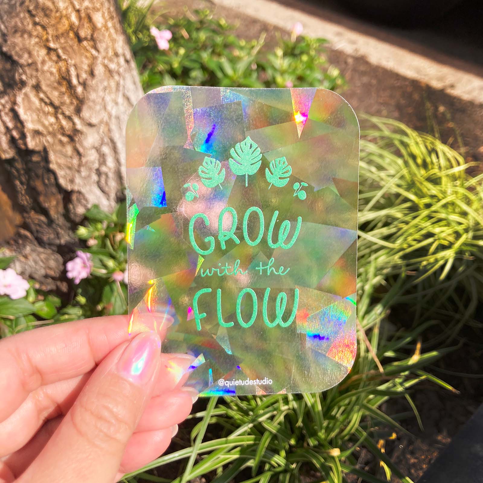 Grow with the Flow Suncatcher