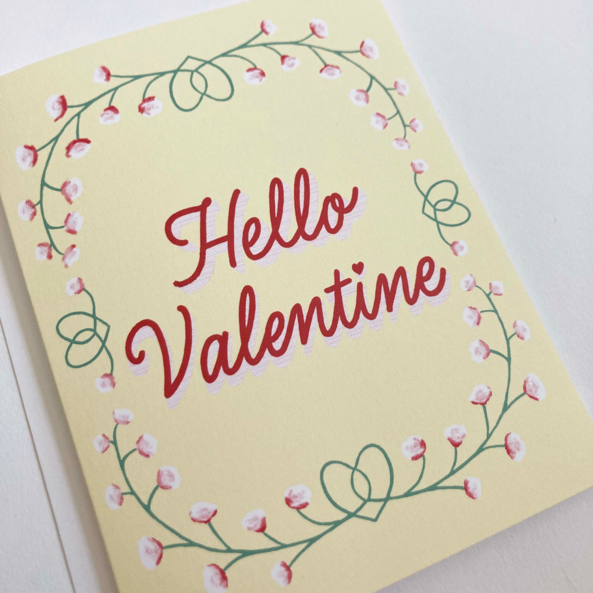 Hello Valentine Card
