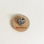 back of wood pin