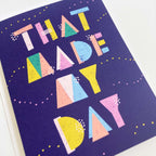 Geometric Thank You Card
