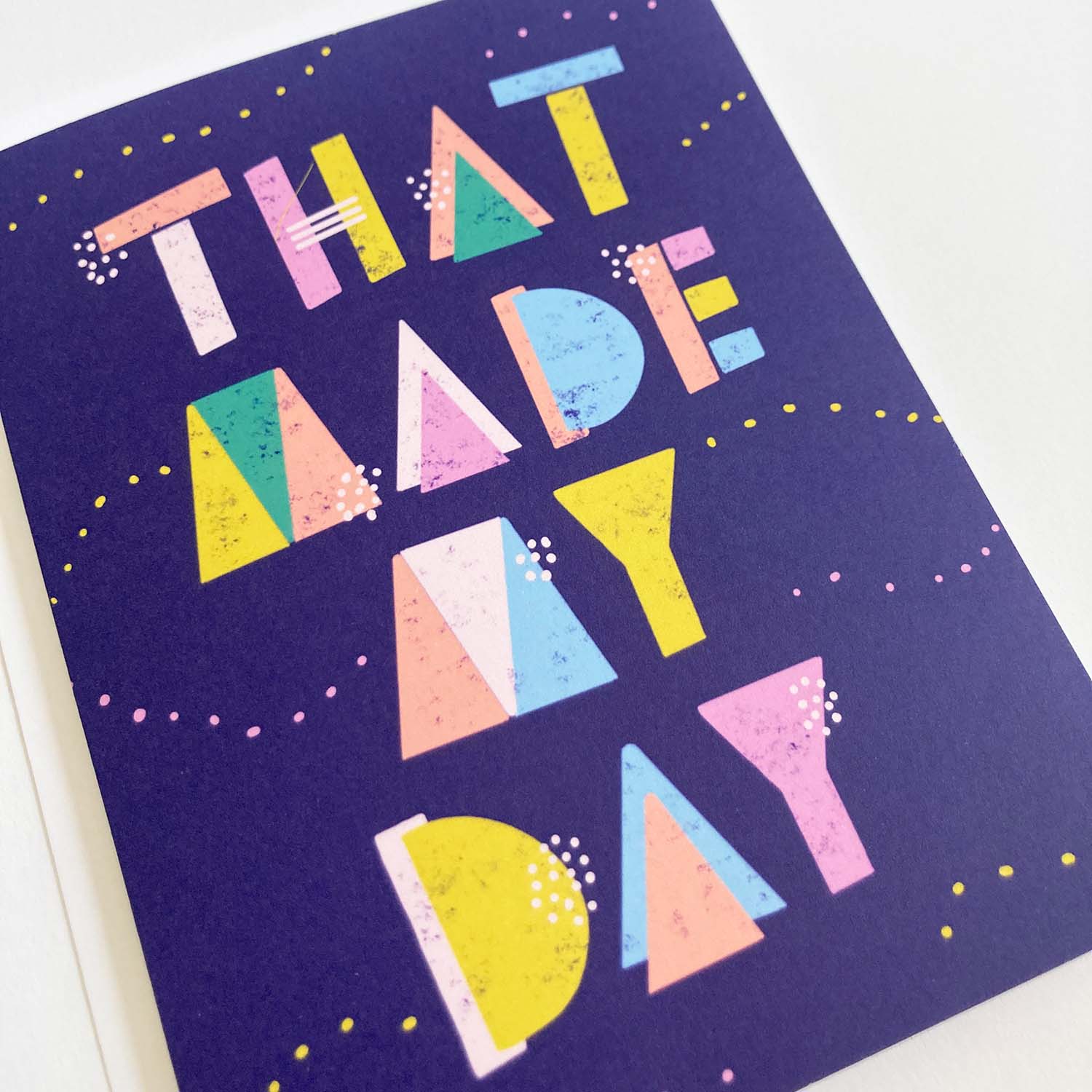 Geometric Thank You Card