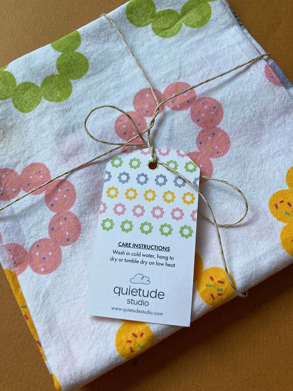 Lemon Mochi Donut Cotton Towel