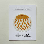 Collaboration between quietude studio and Smithereenes, pear sticker