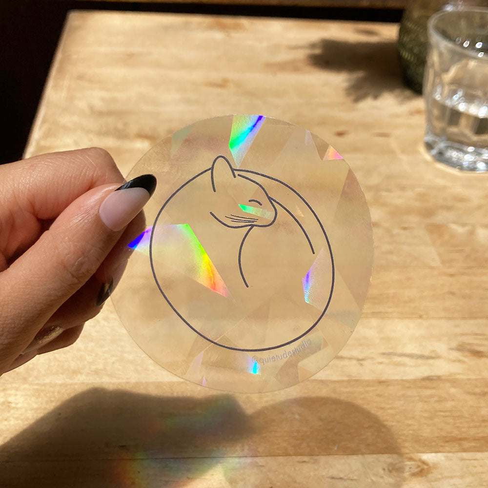 Sleeping Cat Sticker Decal