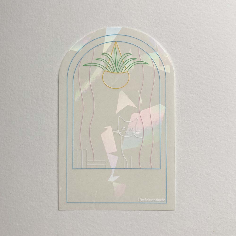 Window Cat Suncatcher